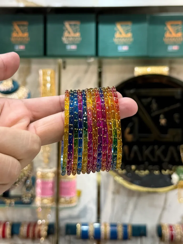 Rain Drop Bangles – 12 Pieces Set