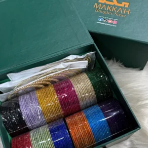 Deal 4 – Vibrant Celebration Glitter Bangle Set (Festival Special)