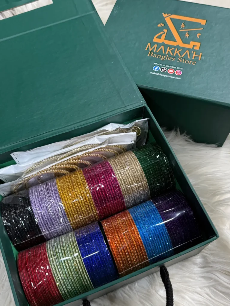 Deal 4 – Vibrant Celebration Glitter Bangle Set (Festival Special)