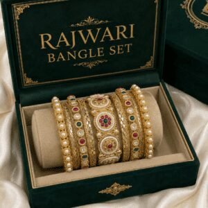 Premium Rajwadi Bangles Set
